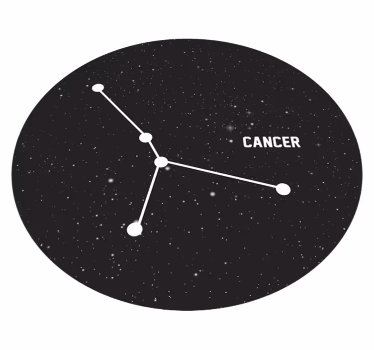 Alfombra vinílica estrellas constelación celeste - TenVinilo