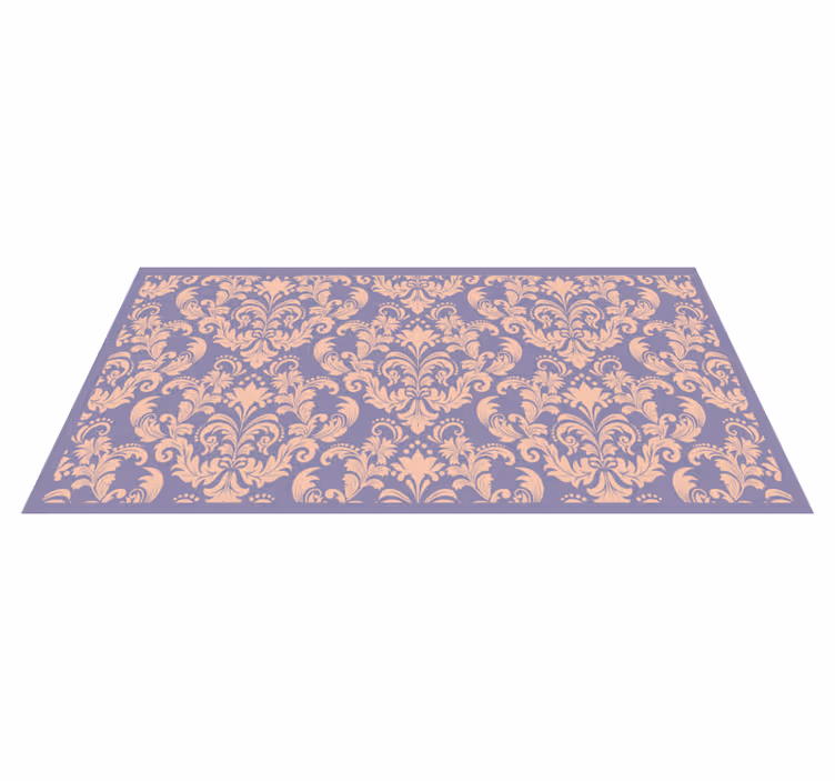 Alfombra vinílica vintage Adornos elegantes luz - TenVinilo