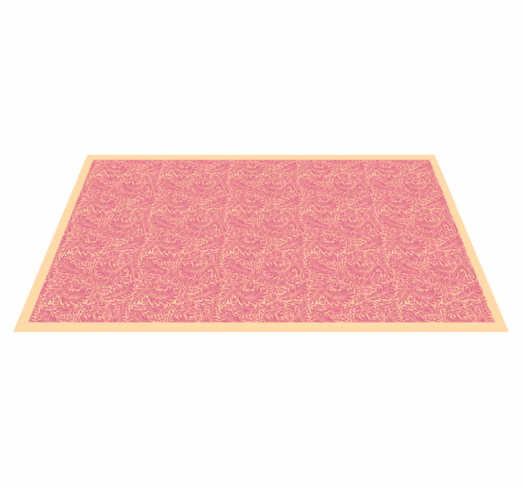 Alfombra vinílica baño motivo ornamental - TenVinilo