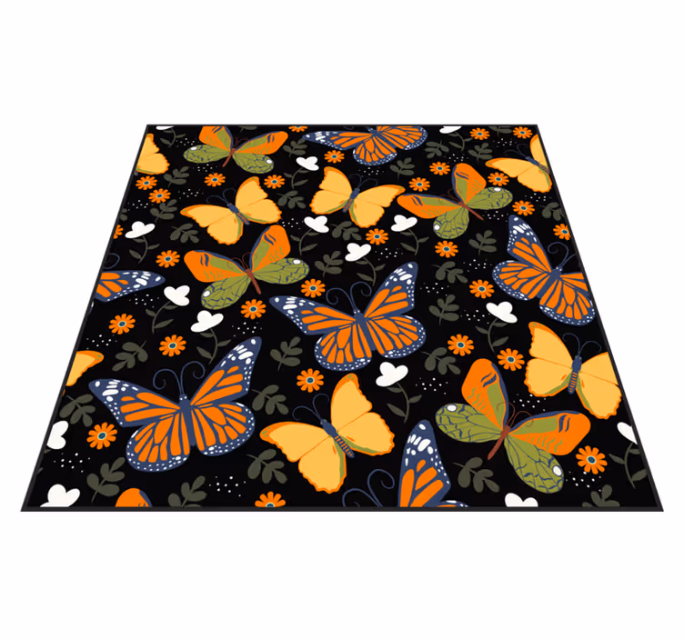 Aflombra vinílica animales motivo de mariposa - TenVinilo