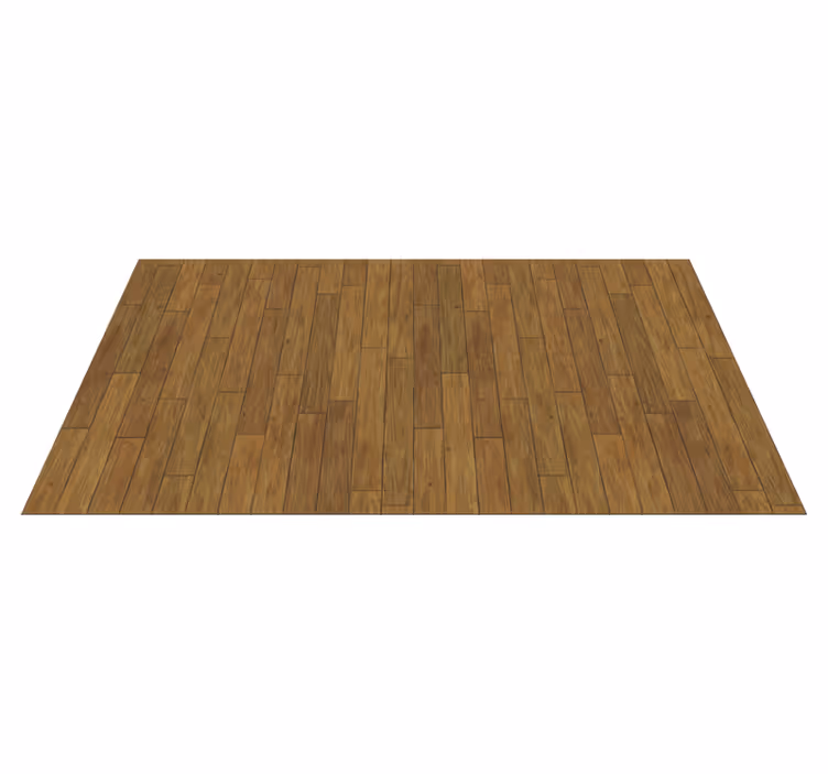 Alfombra vinilo marrón tablas de madera - TenVinilo