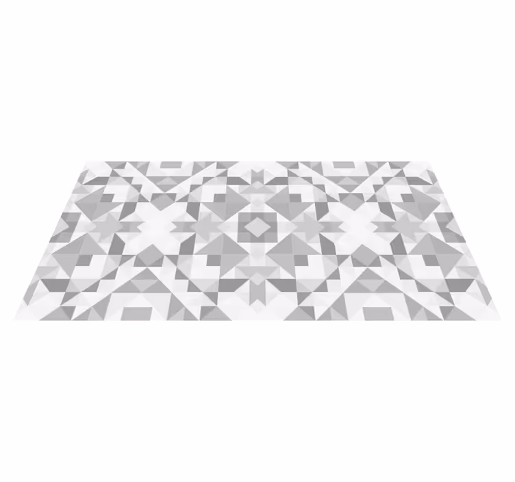 Alfombra vinílica geométrica abstracto geométrico - TenVinilo