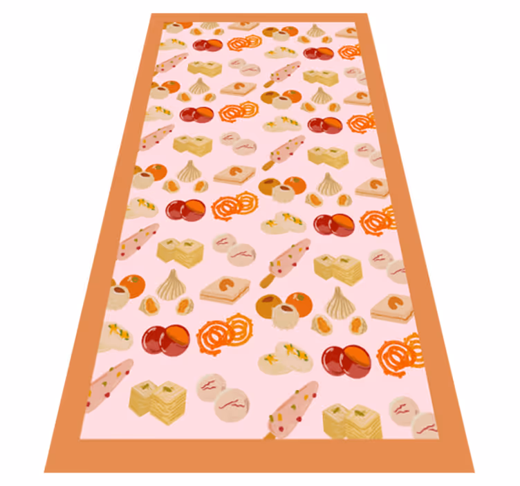 Alfombra vinílica cocina tema culinario - TenVinilo