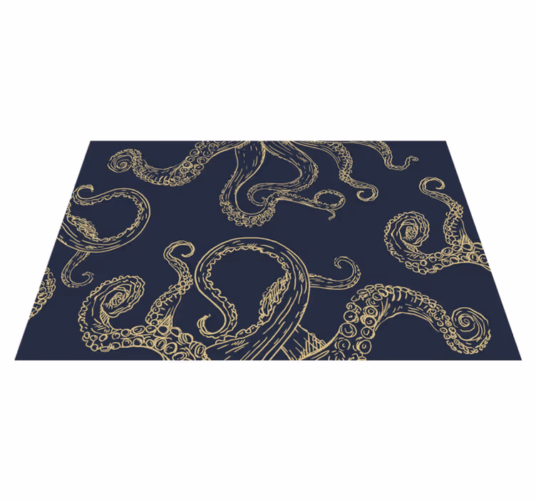 Aflombra vinílica animales elegancia del pulpo - TenVinilo
