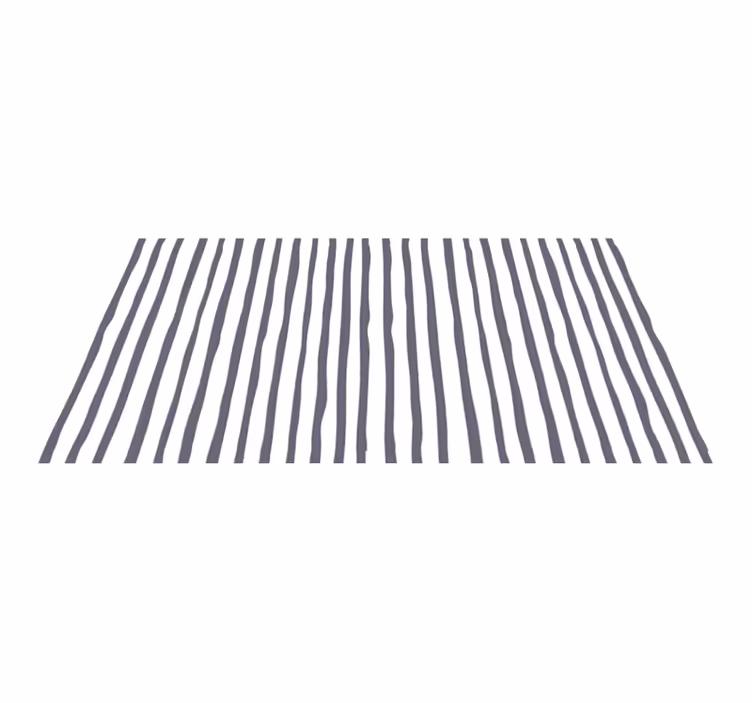 Alfombra vinílica comedor elegante blanco y negro - TenVinilo