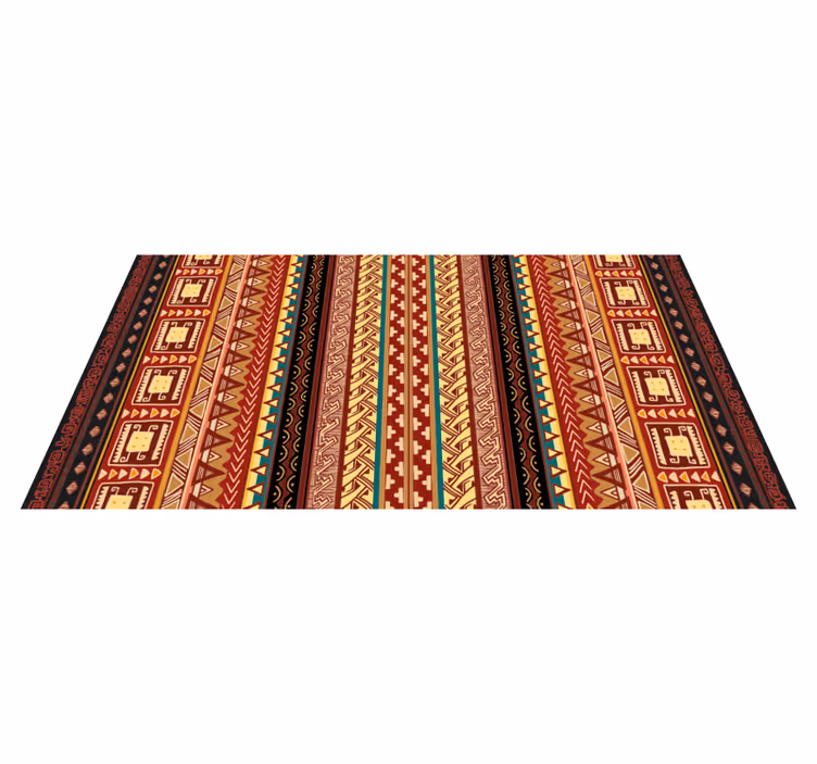 Alfombra vinílica rayas aztecas - TenVinilo