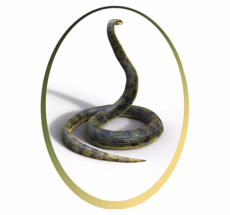 Aflombra vinílica animales inspiración serpiente - TenVinilo