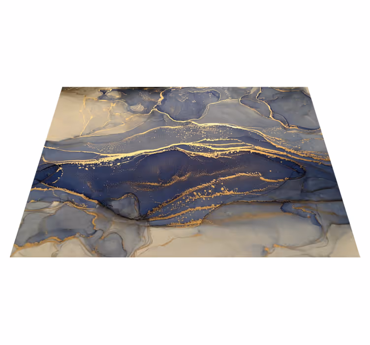 Alfombra vinílica imitación mármol elegantes venas clásicas - TenVinilo