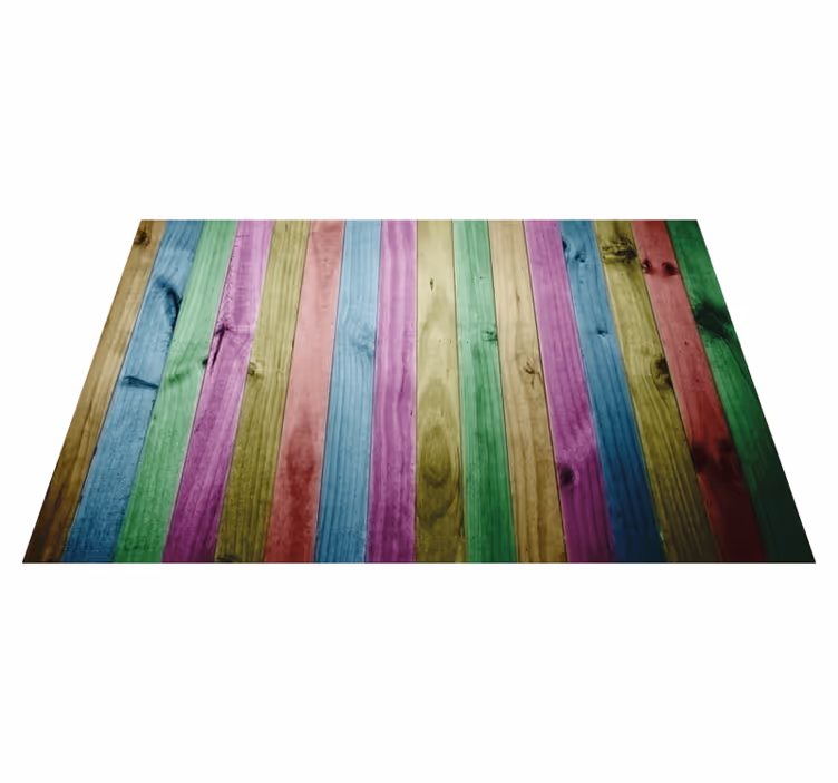 Alfombra vinílica imitación madera rayas de madera vivas - TenVinilo