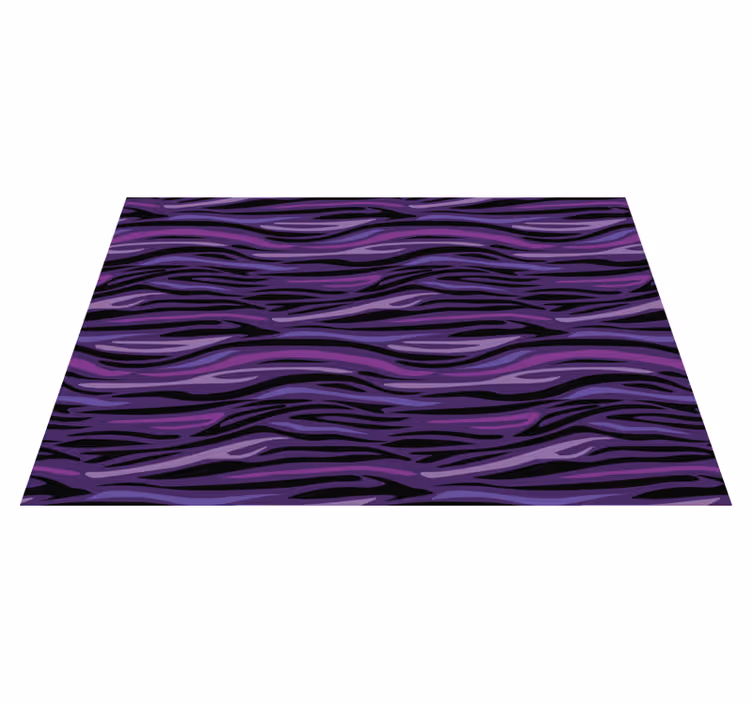Alfombras vinílicas juvenils Estampado animal morado - TenVinilo