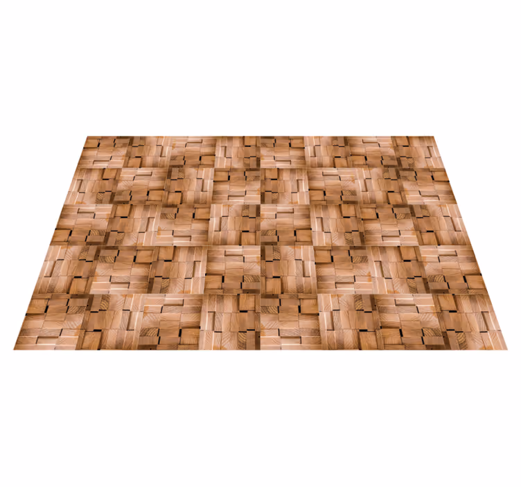 Alfombra vinílica imitación madera diseño de textura natural - TenVinilo