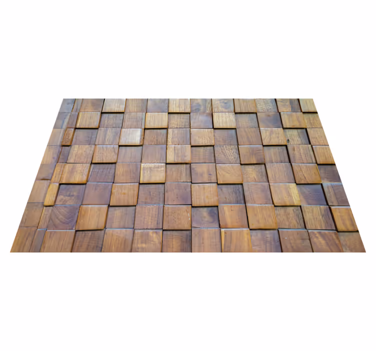 Alfombra vinílica textura madera Panel de madera textura 3d - TenVinilo