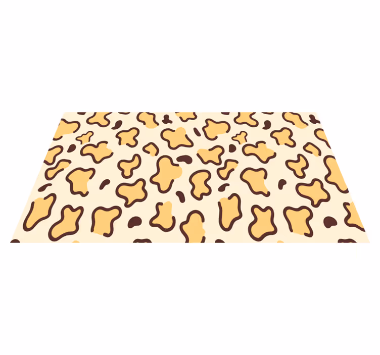Alfombra vinílica animal print Manchas de jirafa - TenVinilo