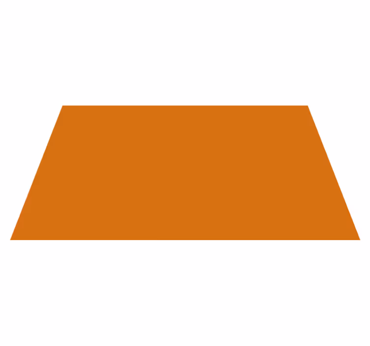 Alfombra vinílica salón superficie naranja monocolor - TenVinilo
