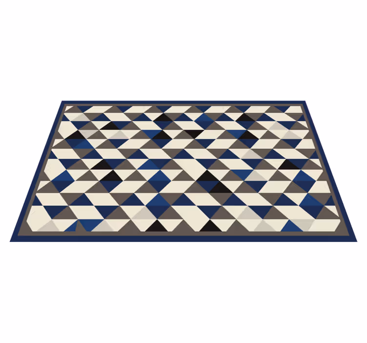 Alfombra vinílica nórdica Geo de estilo nórdico - TenVinilo