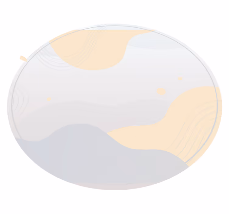 Alfombra vinílica minimalista motivos de olas suaves - TenVinilo