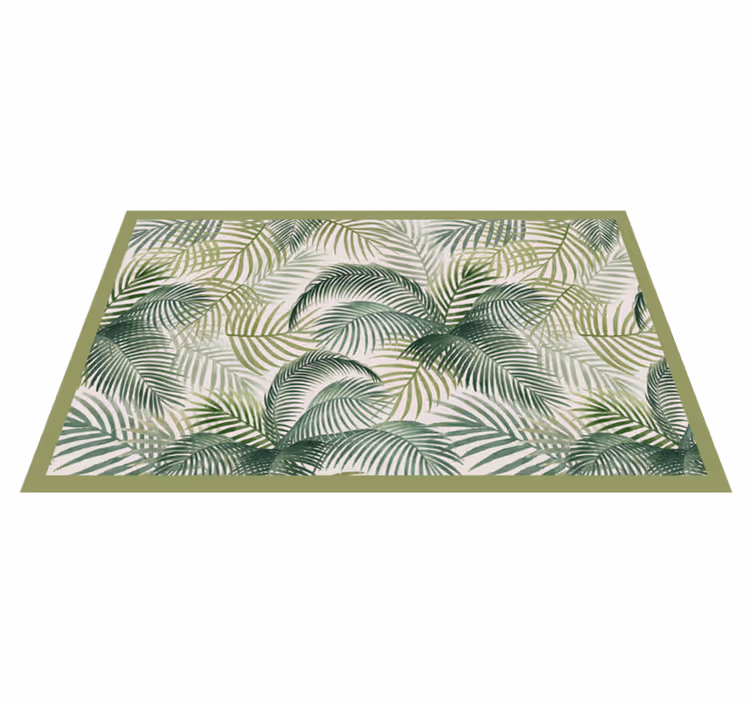 Alfombra vinílica naturaleza exuberante vegetación - TenVinilo