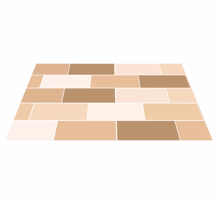 Alfombras de vinilo de azulejos Pvc beige - TenVinilo