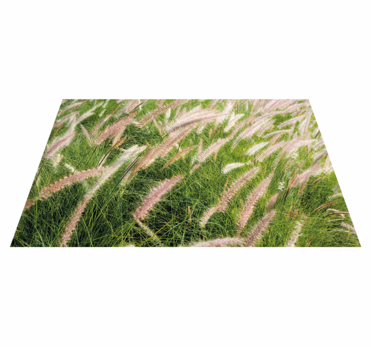 Alfombra vinílica naturaleza exuberante paisaje verde - TenVinilo