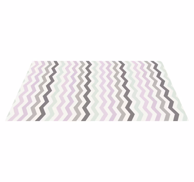 Alfombra de vinilo geométrica Diseño en zigzag sin costuras paste - TenVinilo