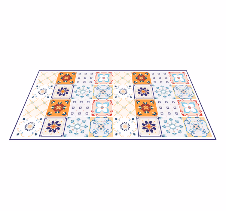Alfombra vinilo cocina Multicolor - TenVinilo