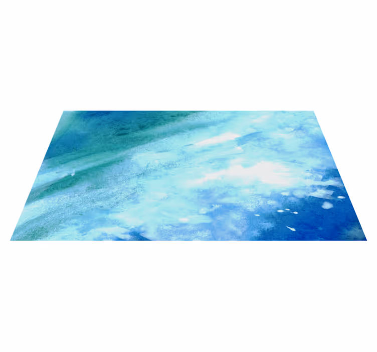 Alfombra vinílica imitación flujo abstracto de agua - TenVinilo