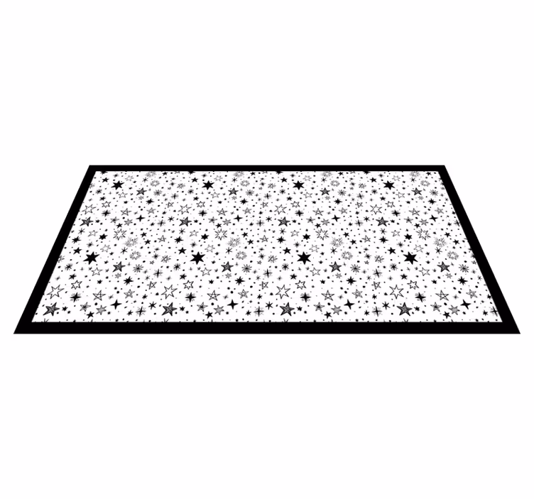 Alfombra vinílica estrellas diseño nocturno - TenVinilo