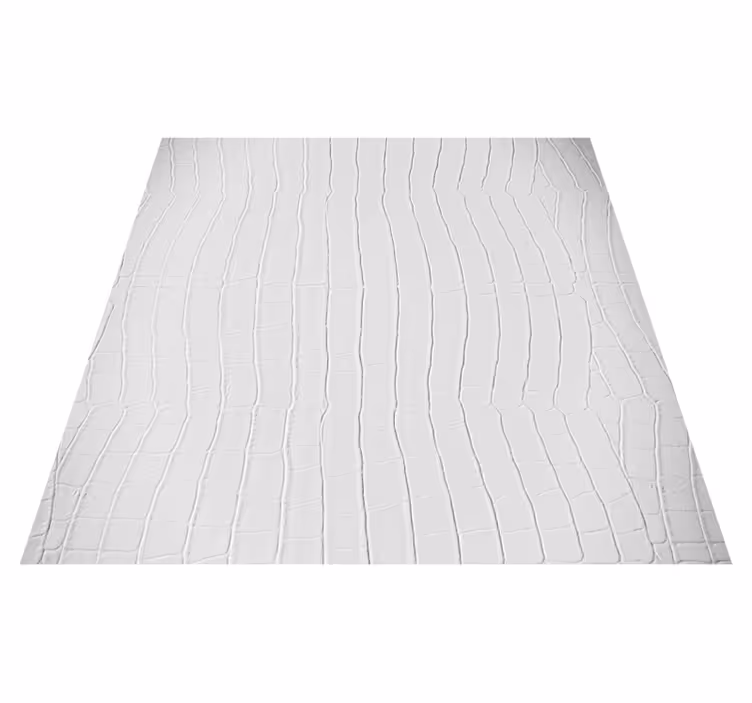 Alfombra vinilo cuadrada Textura de cuero blanco - TenVinilo