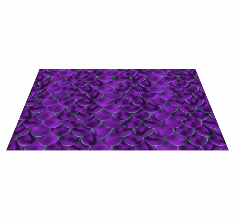 Alfombra vinílica animal print motivo púrpura escamoso - TenVinilo