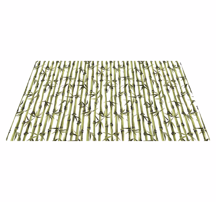 Alfombra vinílica naturaleza serenidad del bambú - TenVinilo