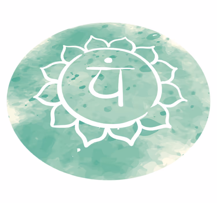 Alfombra vinílica mandala símbolo del chakra del loto - TenVinilo