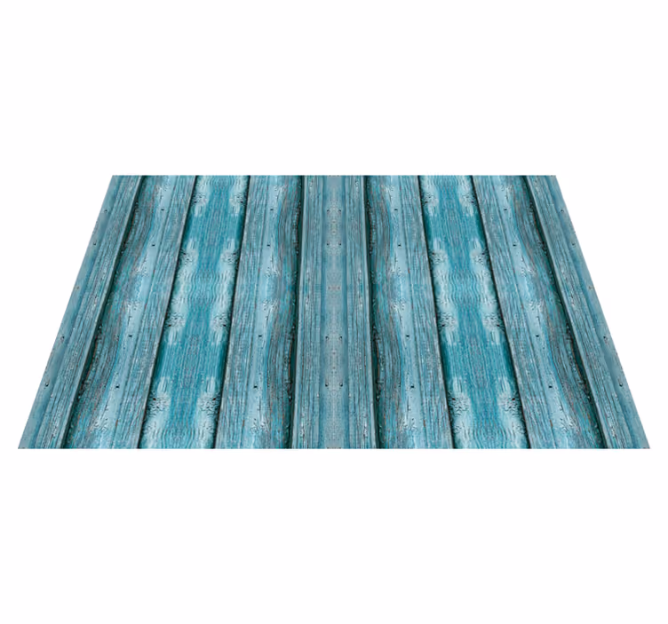 Alfombra vinílica textura madera Efecto de textura de madera azul - TenVinilo