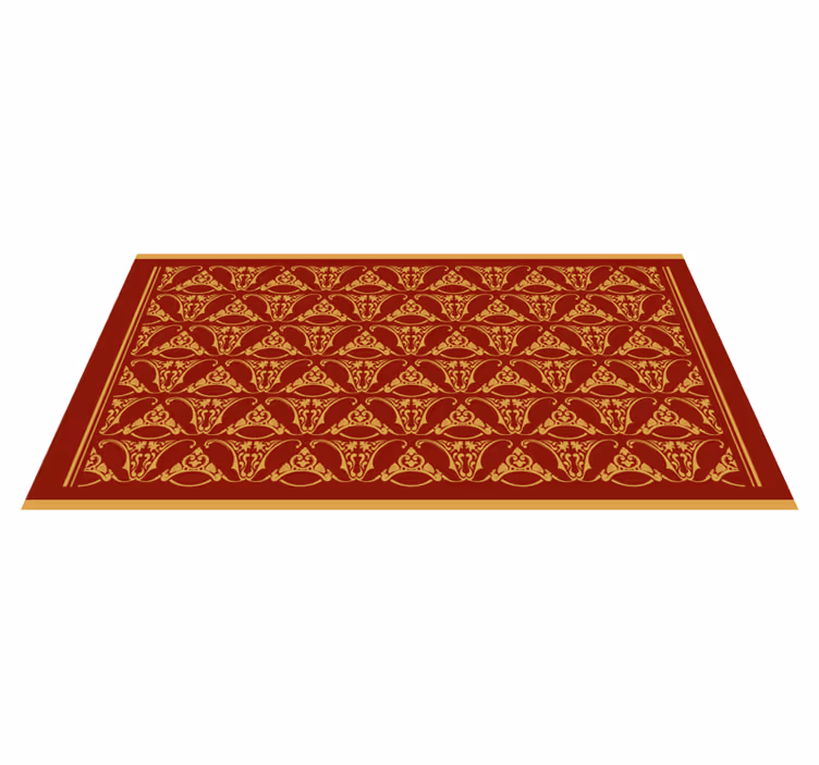 Alfombra vinílica vintage elegancia inspirada en el mandala - TenVinilo