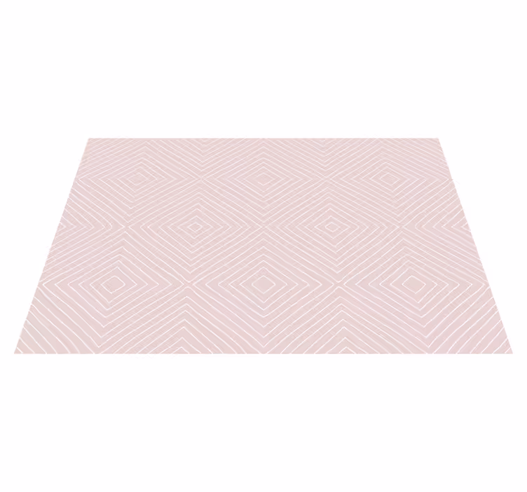 Alfombra vinílica geométrica diamantes diagonales - TenVinilo