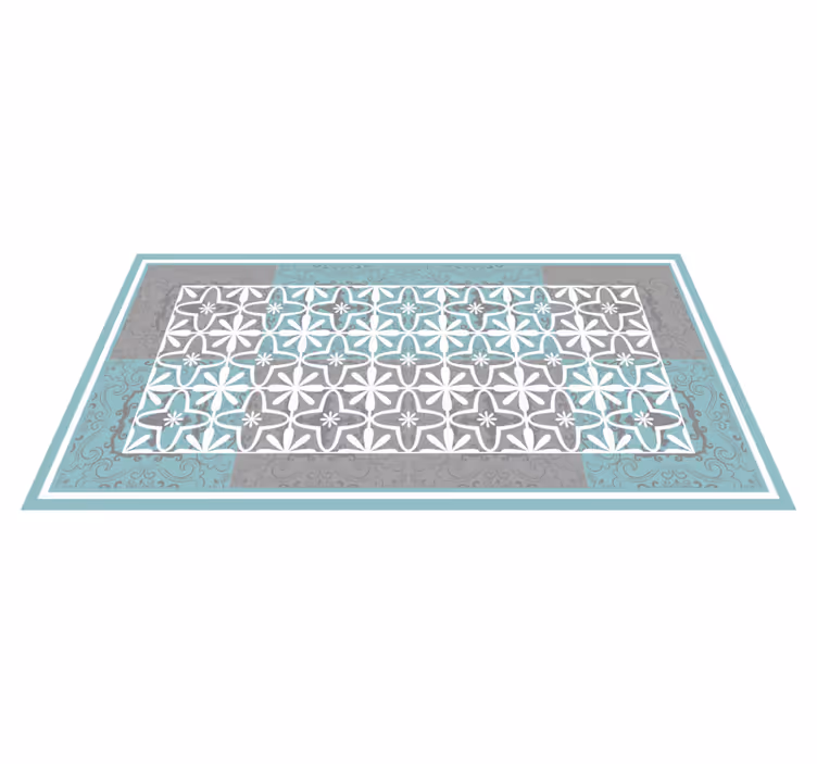 Alfombra vinílica geométrica elegancia geométrica - TenVinilo