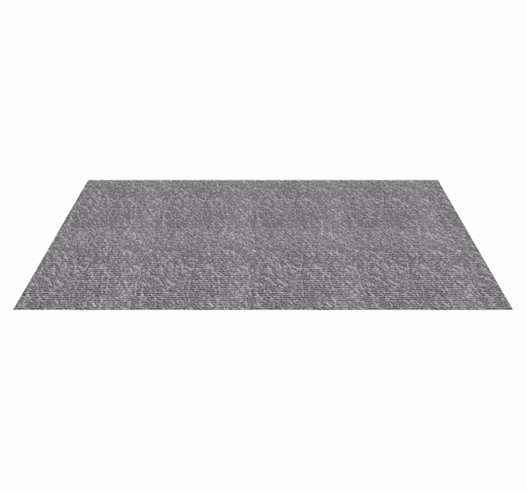 Alfombra vinilo pasillo tela monocolor gris - TenVinilo
