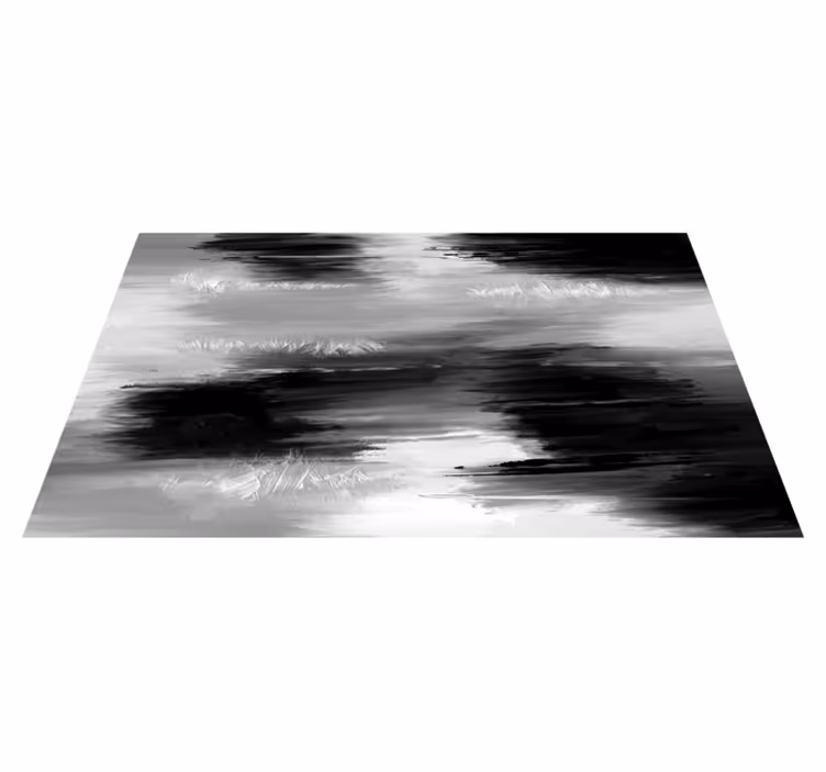 Alfombra de vinilo oficina pintura abstracta - TenVinilo