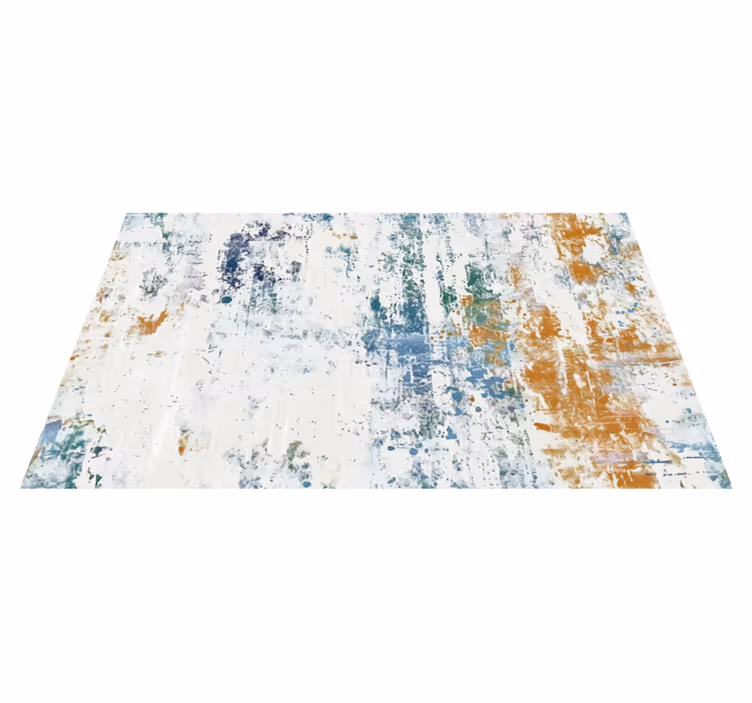 Alfombra vinílica comedor diseño texturizado abstracto - TenVinilo