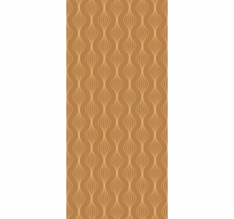 Papel tapiz moderno patrón de curvas elegantes - TenVinilo