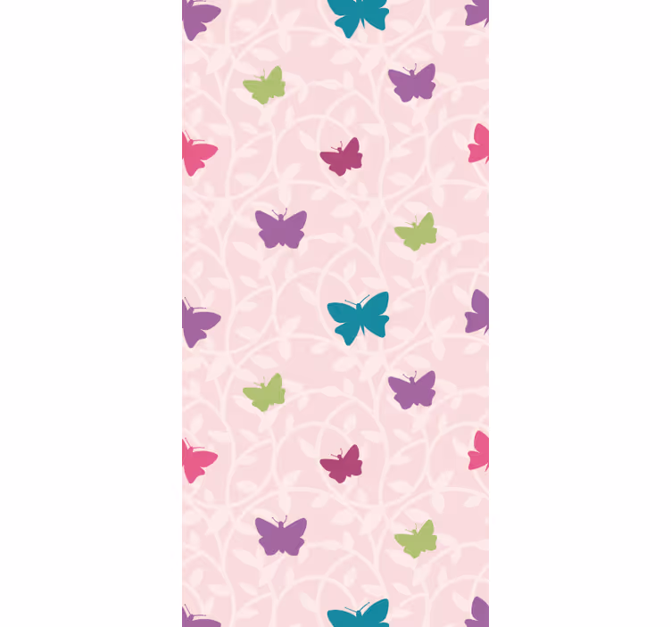 Papel tapiz mariposas alas revoloteando de colores - TenVinilo