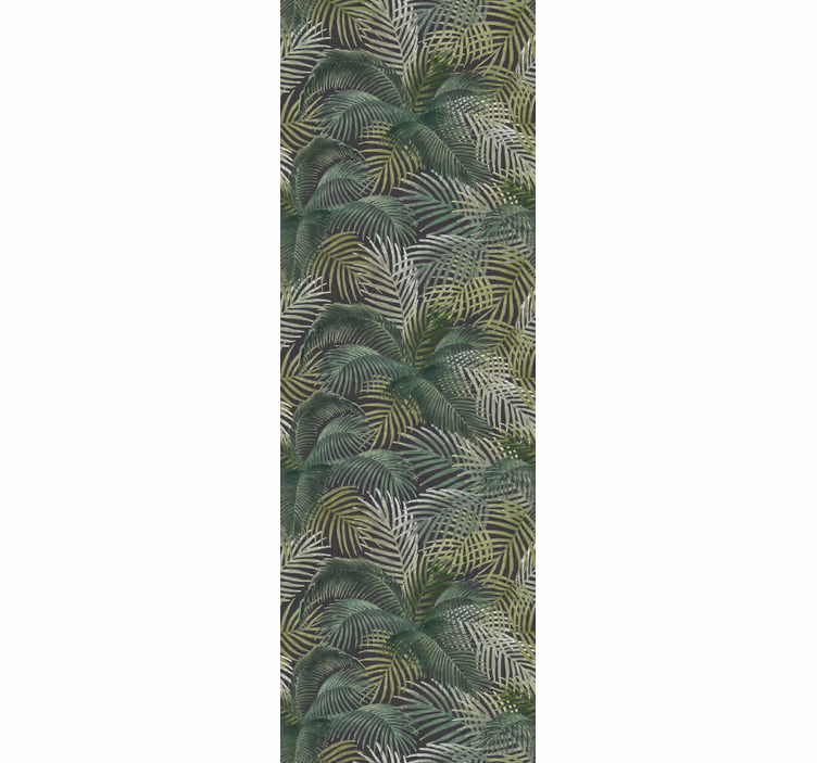 Papel tapiz selva elegante motivo verde - TenVinilo