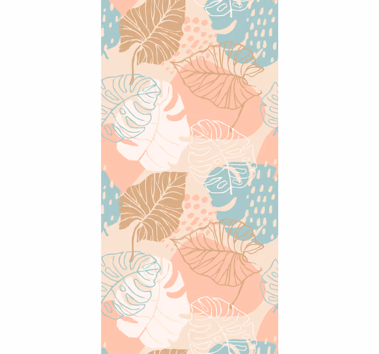 Papel tapiz naturaleza motivos de plantas tropicales - TenVinilo