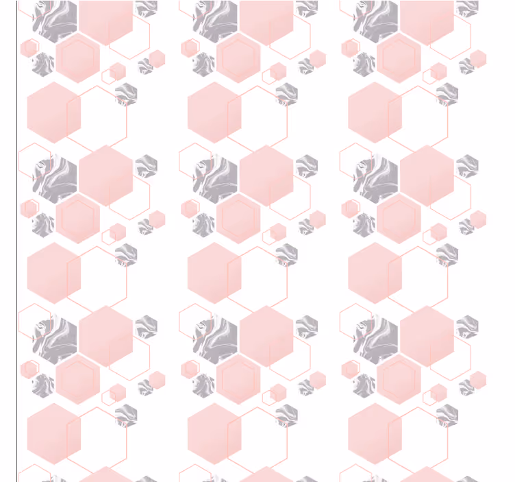 Papel tapiz geométrico diseño de patrón de panal - TenVinilo