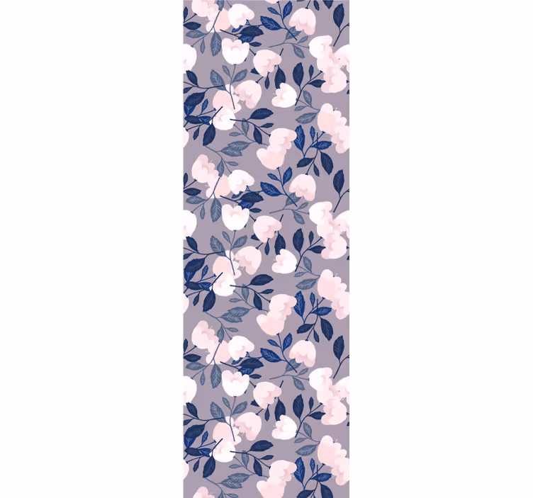Papel tapiz floral patrón de floración - TenVinilo