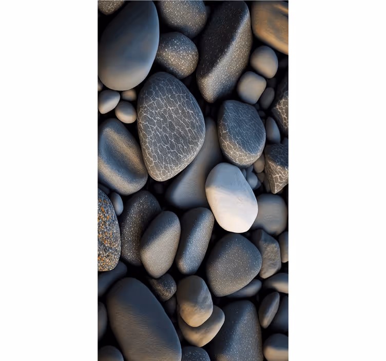 Papel tapiz naturaleza piedras del océano - TenVinilo