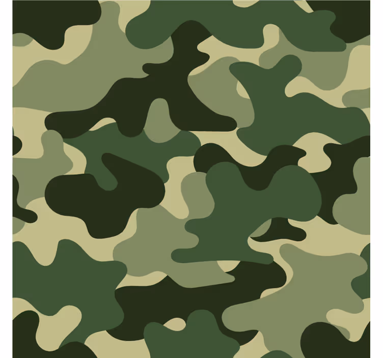 Papel tapiz naturaleza estampado de camuflaje - TenVinilo