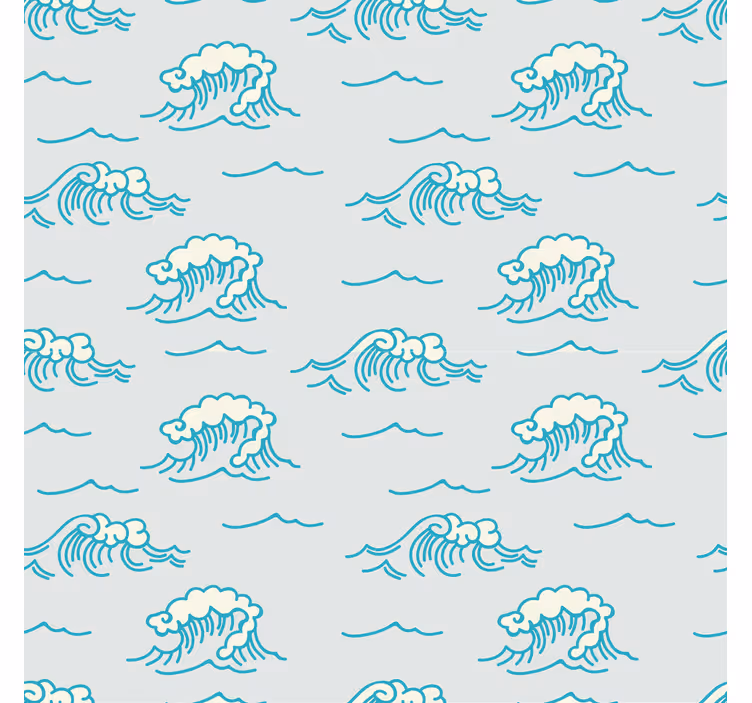 Papel tapiz naturaleza diseño de ondas - TenVinilo