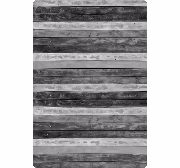 Papel tapiz ornamental tablones de madera gris rústico - TenVinilo