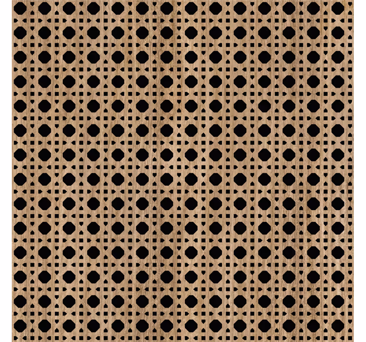 Papel tapiz para recámara trenzado marrón - TenVinilo