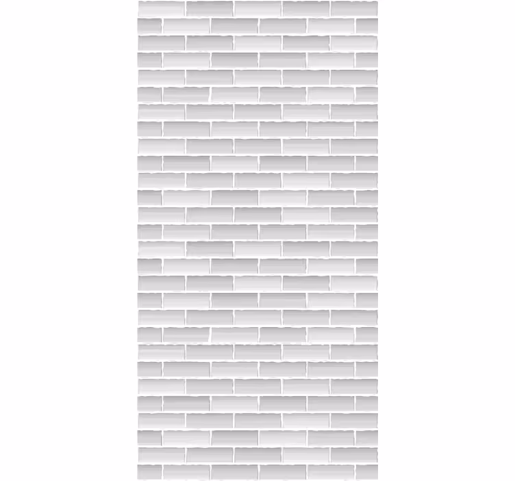 Papel tapiz ladrillos patrón gris realista - TenVinilo